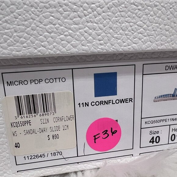 Christian Dior DWAY Logo Dcross Dioract Dclub Evolution Sandal Slide 39.5/40 - Picture 10 of 10